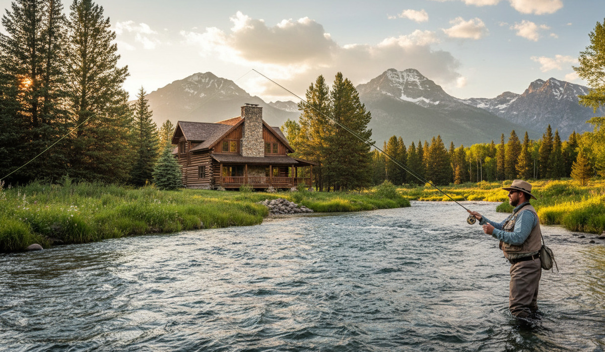 Fly Fishing Paradise at Yellowstone House in Montana
